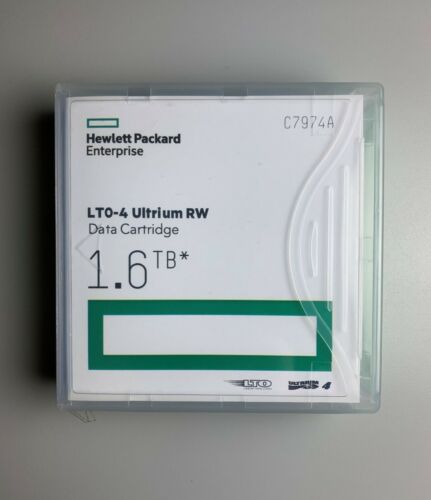 HPE LTO-4  C7974A Tape Ultrium  800 GB / 1.6 TB Data Storage Tape Cartridge -NEW