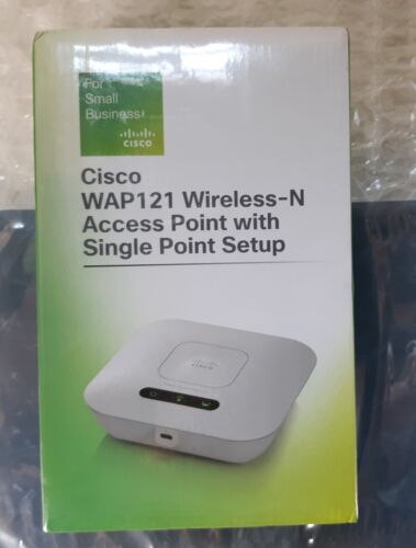 Cisco WAP121 Wireless-N Access Point w/ Single Point Setup NEW *SEALED*