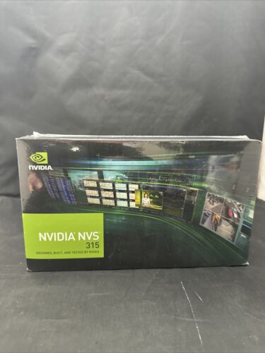 PNY NVIDIA NVS 315 1GB DDR3 Graphics Card (VCNVS315DVI-PB)