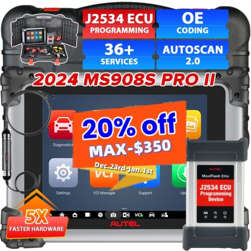 20% offAutel MaxiSys MS908S PRO II J2534 Programming Diagnostic Scanner