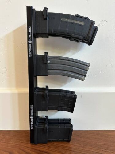 Wall Mount Quick Retrieval .223 5.56 Ammunition Magazine Storage Device Rack