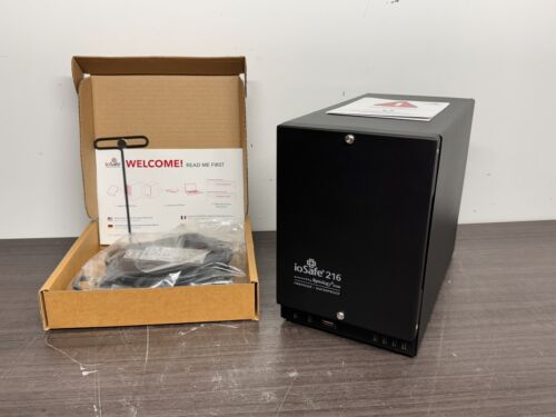 ioSafe 216 4TB NAS Storage System RAID Server Fireproof Waterproof – I47