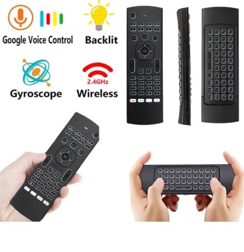 Backlit Wireless Keyboard 2.4G Air Mouse Keypad Remote Control Voice Control!!