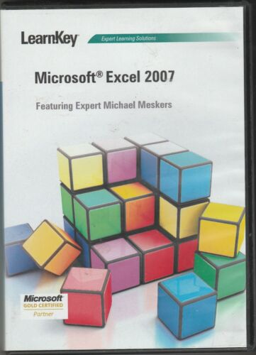 LearnKey Microsoft Excel 2007 5 Disc CD-Rom Set