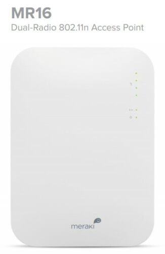 Cisco Meraki MR16 Wireless Access Point Cloud-Managed Unclaimed