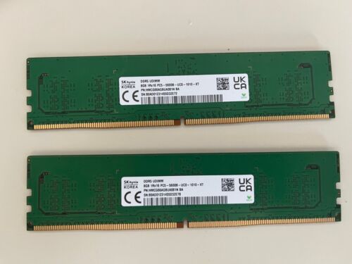 Dell ddr5 (2) 8gb pc5-5600b-ua0-1010-xt (From R16)