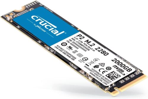 Crucial P2 2TB NVMe PCIe M.2 SSD | Pre-Owned | Up to 2400MB/s