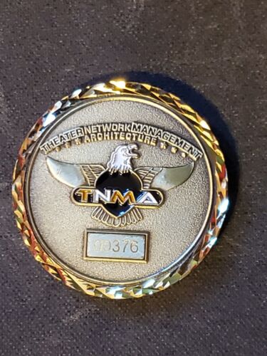 USCENTCOM TNMA THE NETWORK MANAGEMENT ARCHITECTURE NUMBERED Challenge Coin RARE