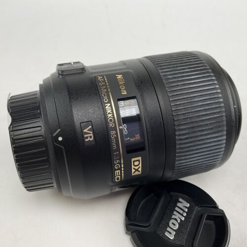 Nikon AF-S Micro Nikkor 85mm f3.5 G DX VR Lens Used EX