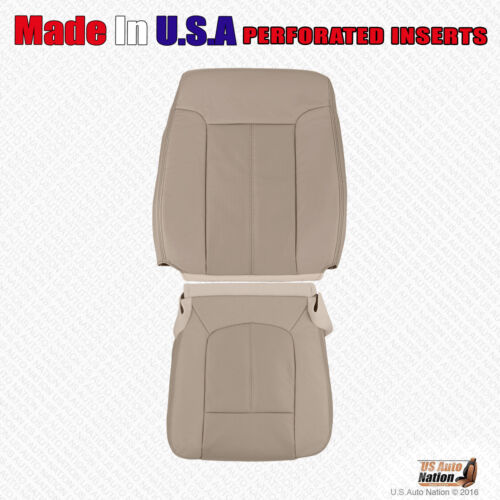 2011 2012 2013 Ford F250 F350 F450 F550 Driver Bottom & Top Leather Cover In Tan