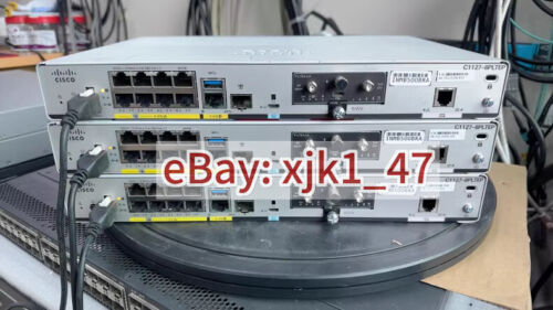 1 pcs Cisco C1127-8PLTEP ISR 1100 8P XDSL SFP Router W/ P-LTEA-LA & Power /xjk