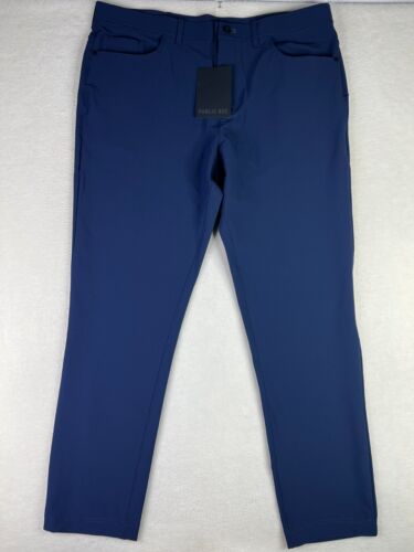 Public Rec Workday Pants Men’s 40×34 Navy Blue Chino Casual Stretch NEW