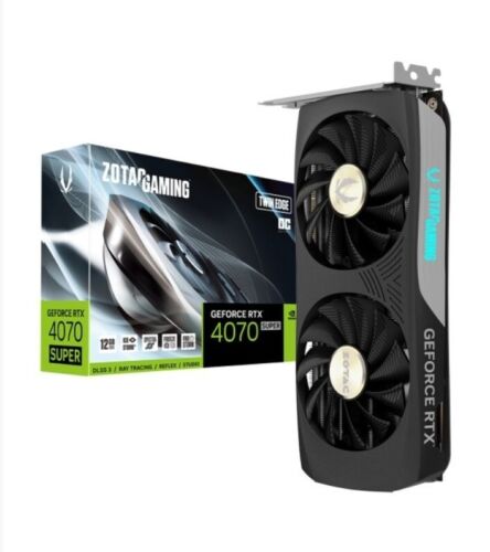 [ZOTAC] GAMING GeForce RTX 4070 SUPER TWIN Edge OC D6X 12GB Graphic card