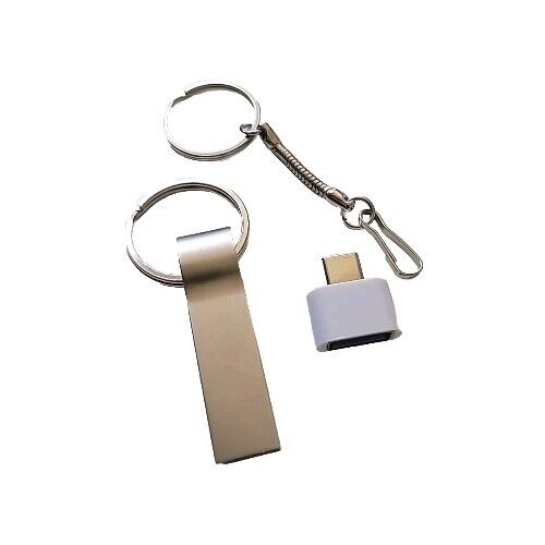 USB flash Drive  With Type C Adapter. Anti-Magnetic Alloy