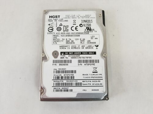 HGST NetApp HUC109060CSS600 600 GB SAS 2 2.5 in Enterprise Hard Drive