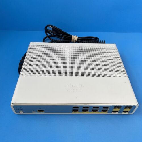 CISCO Catalyst WS-C3560C-8PC-SV01-Series PoE+ Managed Ethernet Network Switch