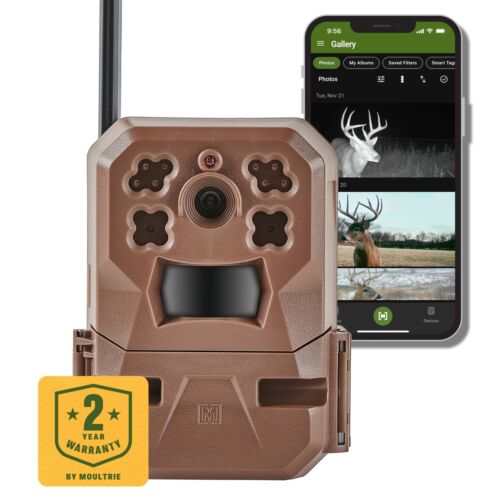 Moultrie EDGE Cellular Trail Camera 33MP HD Video Unlimited Cloud Storage