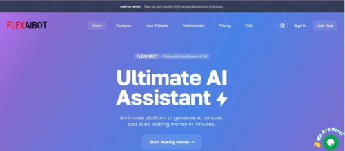 Established and Profitable AI SaaS Website Offering Subscription-Based Services