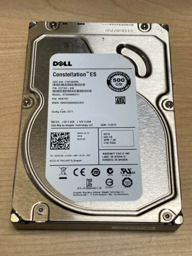 Dell 500GB 6G 7.2K 3.5″ SATA C3YJM 0C3YJM HDD Hard Drive ST500NM0011