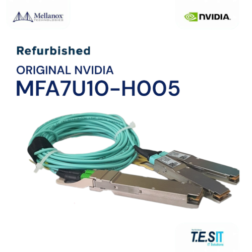 NVIDIA Mellanox® MFA7U10-H005 AOC splitter, 400Gb/s to 2x 200Gb/s 5m