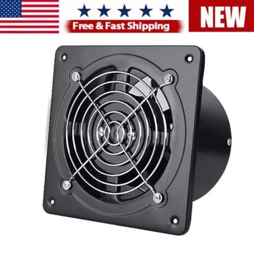 4″Exhaust Fan Ventilation Extractor Fan 110V Wall-Mounted Square Blower US Stock