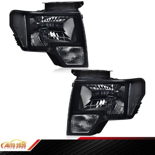 Fit For Ford F-150 F150 Pickup 2009 2010 2011 2012 2013 2014 Headlights Pair