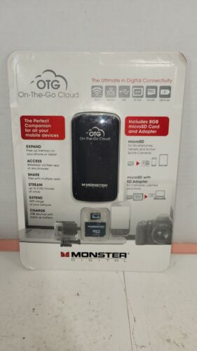 Monster Digital OTG Cloud Digital Connectivity w/8GB Card-NEW