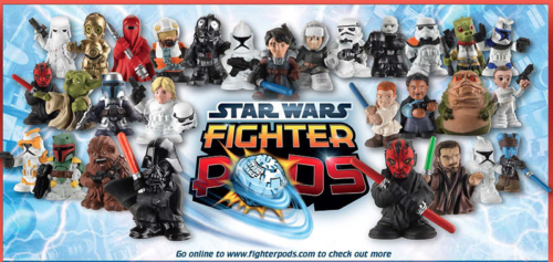 Micro Force Fighter Pods Star Wars (look for 20 for $20 deal)