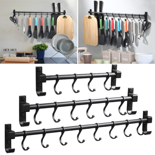 2x Magnetic Coat Hanger Bag Rack Key Hook Towels Holder Cap Holder Toys Storage