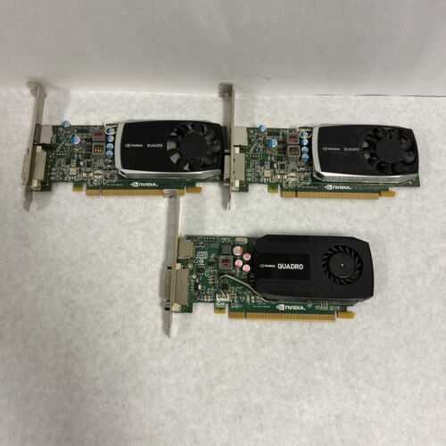 Lot of 3 Nvidia Quadro K600 1GB DDR3 DVI DP Graphics Card High