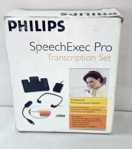 Philips LFH7277/06 USB SpeechExec Pro Transcription Set with Speech Recognition