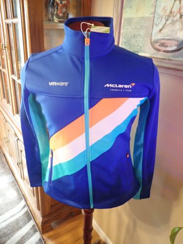 VMware and McLaren Formula 1 Racing 25th Anniversary Softshell Jacket Medium NWT