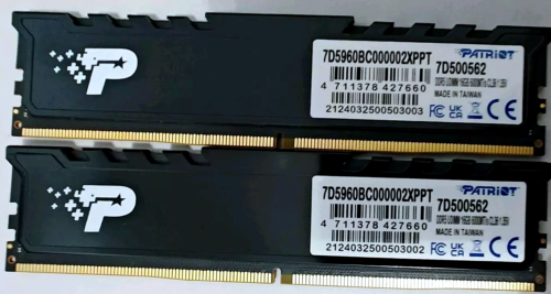 Patriot Signature 32GB (2x16GB) DDR5 6000MHz 7D5960BC000002XPPT Memory Kit