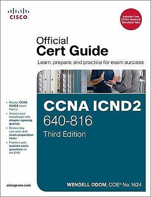 CCNA 640-802 NETWORK SIMULATOR By Wendell Odom – Sealed Disk W/Serial Number