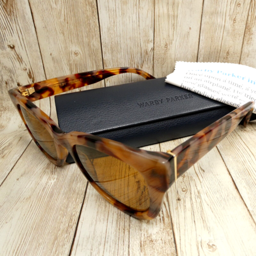 Warby Parker Adobe Tortoise Brown Eyeglasses FRAMES & Case – Gemma 254 52-22-142