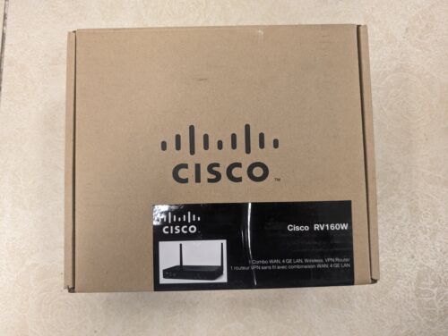 Cisco RV160W Wireless-AC VPN Router RV160W-A-K9-NA NEW IN BOX COMBO WAN 4Ge Lan.