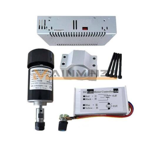 New Air Cooled 0.2kw DC24V 10000RPM High Speed CNC Spindle Motor 200W For CNC #T