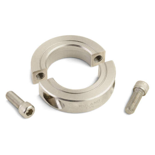 RULAND MANUFACTURING MSP-60-SS Shaft Collar,Clamp,2Pc,60mm,303 SS 2ANJ5