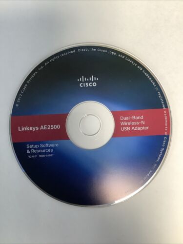 Linksys AE2500 CD Wireless Router Setup Software v2.0.01 for USB N Adapter