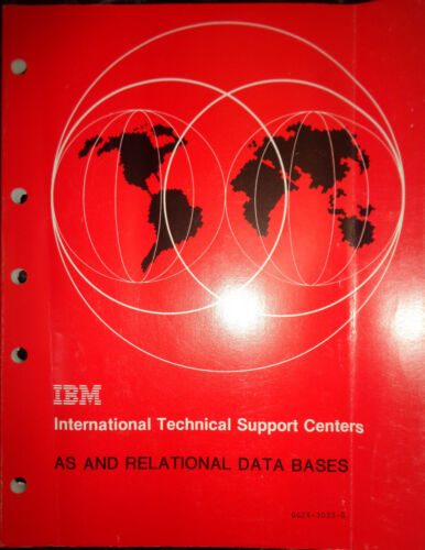 AS (Application System) and Relational Data Bases – IBM Technical Support Center