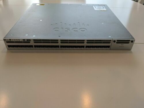 Cisco WS-C3850-24XS-E IP Base Switch 24 SFP+ Ethernet Ports 715WAC PWR