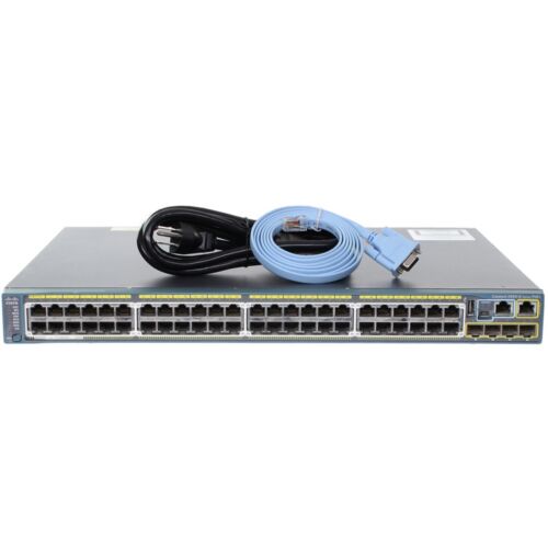 Cisco Catalyst WS-C2960S-48FPS-L 48P 1GbE PoE 4P SFP Switch