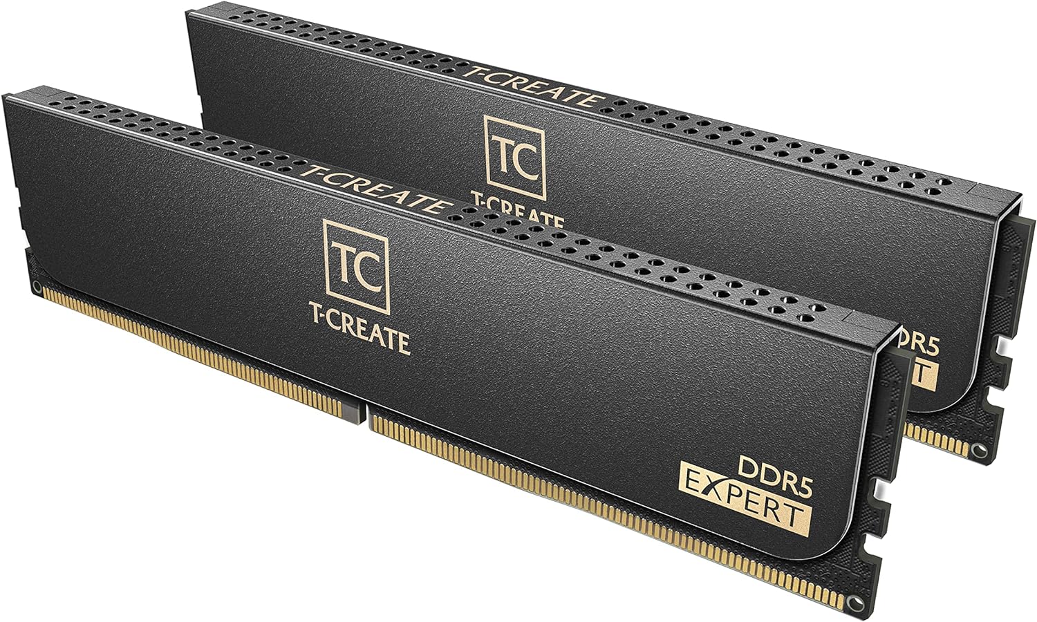 TEAMGROUP T-Create Expert CL30 Overclocking 10L DDR5 32GB Kit (2 x 16GB) 6000MHz (PC5-48000) Intel XMP 3.0 & AMD Expo Compatible Desktop Memory Module Ram Black – CTCED532G6000HC30DC01