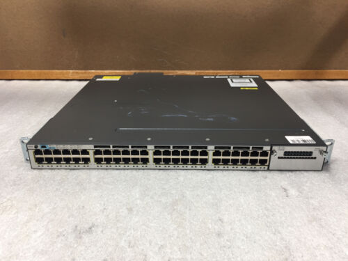 CISCO Catalyst 48 Port Network Gigabit Switch | WS-C3750X-48PF-L V06