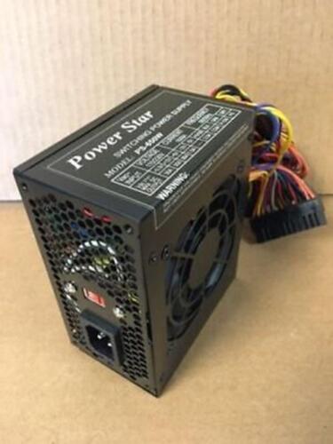 Brand NEW–Power Star Black 650w-Max MICRO ATX Power Supply 20+4pin, SATA & PCIe