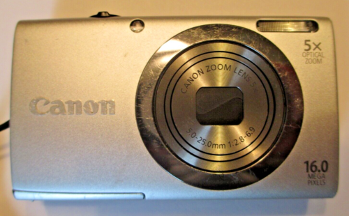 Canon Powershot A2300 16.0MP -Silver “Complete” READ