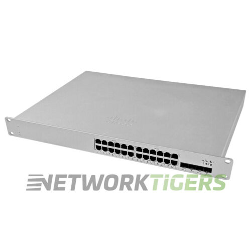 Cisco Meraki MS250-24P-HW 24x 1GB PoE RJ-45 4x 10GB SFP+ UNCLAIMED Switch