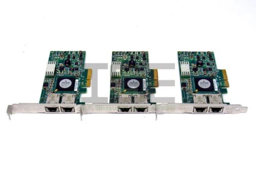 LOT OF 3 Dell Broadcom 5709 2-Port GbE PCIe Network Adapter Card F169G G218C