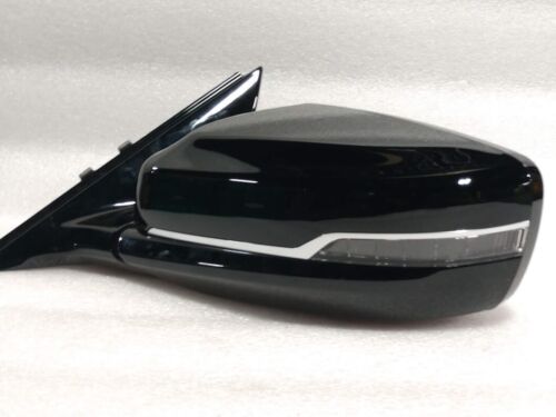 2016+ CT6 LH power door mirror painted black. Driver side +BSM +Camera +Light