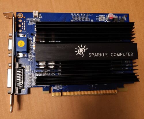 SPARKLE SFPX95GT1024U2H GeForce 9500 GT 1GB GDDR2 PCI-EXPRESS 2.0 – AS-IS